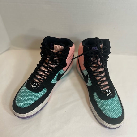 NIKE Have A Nike Day Air Force 1 High C12306-300 Pink/Green/Black Sz 9.5 - Picture 6 of 11